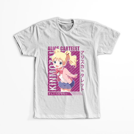 Koszulka Biała Kinmoza! WYBIERZ KOLOR KOSZULKI I FASON