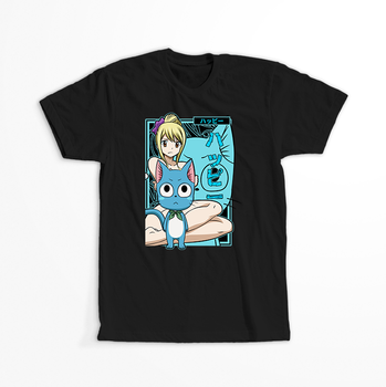 Koszulka Czarna Fairy Tail - WYBIERZ KOLOR KOSZULKI I FASON