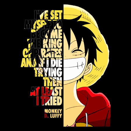 Koszulka Czarna One Piece - WYBIERZ KOLOR KOSZULKI I FASON