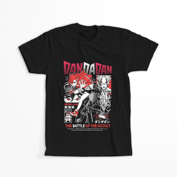 Koszulka Czarna Dandadan - WYBIERZ FASON KOSZULKI