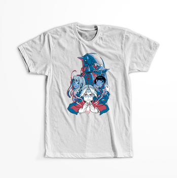 Koszulka Biała Fullmetal Alchemist - WYBIERZ KOLOR KOSZULKI I FASON