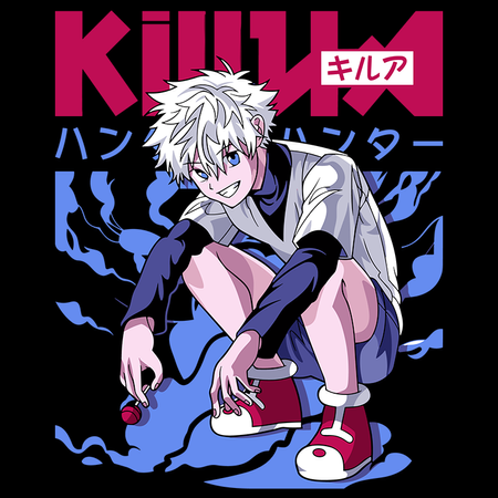 Koszulka Biała Hunter x Hunter - WYBIERZ KOLOR KOSZULKI I FASON