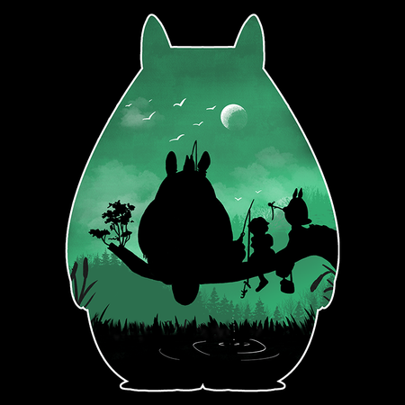 Koszulka Biała My Neighbor Totoro / Mój sąsiad Totoro - WYBIERZ KOLOR KOSZULKI I FASON