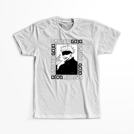 Koszulka Biała Jujutsu Kaisen - WYBIERZ KOLOR KOSZULKI I FASON