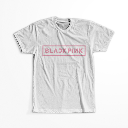 Koszulka Biała BlackPink WYBIERZ KOLOR KOSZULKI I FASON