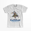 Koszulka Biała Genshin Impact - Razor - WYBIERZ KOLOR KOSZULKI I FASON