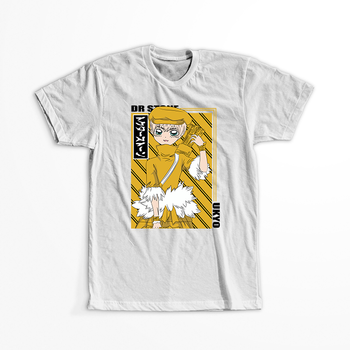 Koszulka Biała Dr. Stone - WYBIERZ KOLOR KOSZULKI I FASON