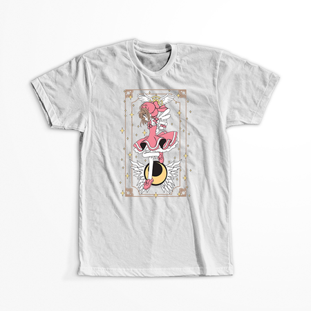 Koszulka Biała - Card Captor Sakura - WYBIERZ KOLOR KOSZULKI I FASON