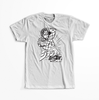 Koszulka Biała JOJO's Bizarre Adventure - WYBIERZ KOLOR KOSZULKI I FASON