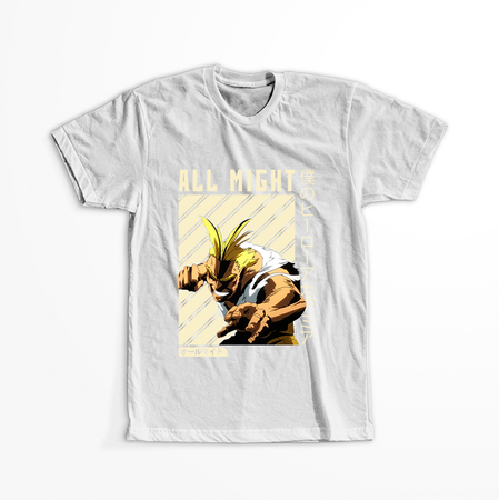 Koszulka Biała My Hero Academia / Akademia bohaterów - WYBIERZ KOLOR KOSZULKI I FASON