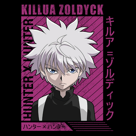 Koszulka Biała Hunter x Hunter WYBIERZ KOLOR KOSZULKI I FASON