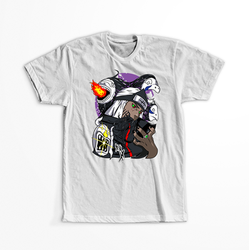 Koszulka Biała Naruto / Boruto - WYBIERZ KOLOR KOSZULKI I FASON