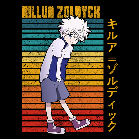 Koszulka Biała Hunter x Hunter WYBIERZ KOLOR KOSZULKI I FASON