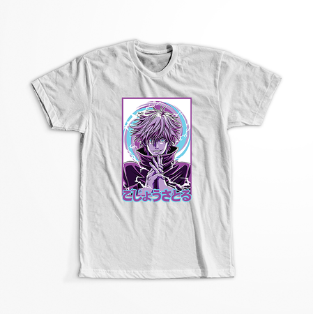 Koszulka Biała Jujutsu Kaisen - WYBIERZ KOLOR KOSZULKI I FASON