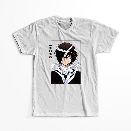 Koszulka Biała - Bungou Stray Dogs - WYBIERZ KOLOR KOSZULKI I FASON