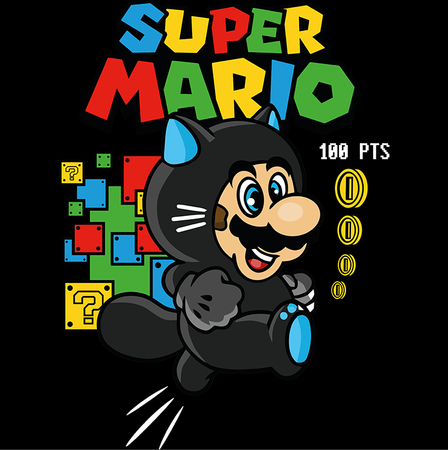 Koszulka Super Mario Bros. KOLOR KOSZULKI I FASON