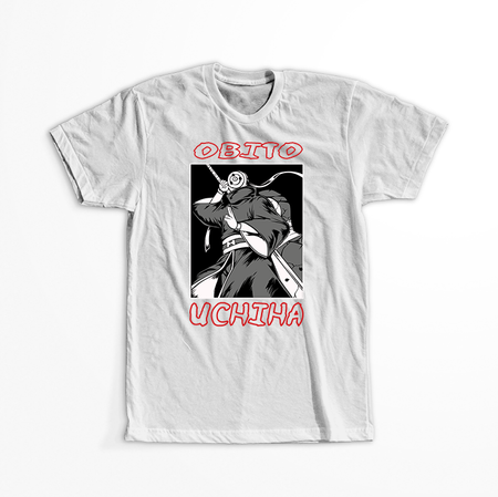 Koszulka Biała Naruto / Boruto - WYBIERZ KOLOR KOSZULKI I FASON