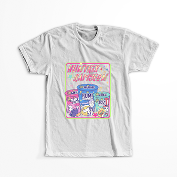 Koszulka Biała KPop Demon Hunters WYBIERZ KOLOR KOSZULKI I FASON