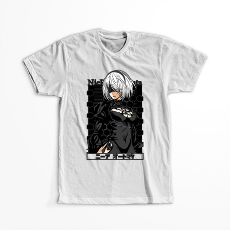 Koszulka Biała NieR - WYBIERZ KOLOR KOSZULKI I FASON