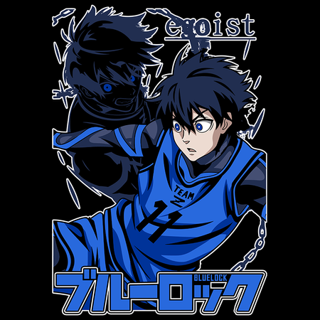 Koszulka Biała - Blue Lock - WYBIERZ KOLOR KOSZULKI I FASON