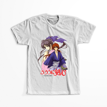 Koszulka Biała Rurouni Kenshin WYBIERZ KOLOR KOSZULKI I FASON