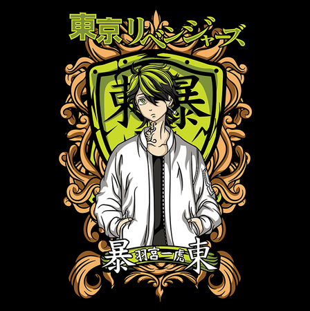 Koszulka Czarna Tokyo Revengers WYBIERZ KOLOR KOSZULKI I FASON
