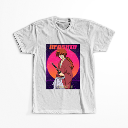 Koszulka Biała Rurouni Kenshin WYBIERZ KOLOR KOSZULKI I FASON