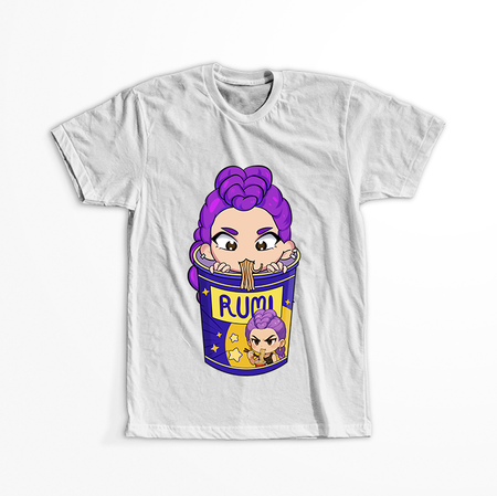 Koszulka Biała KPop Demon Hunters WYBIERZ KOLOR KOSZULKI I FASON