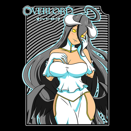 Koszulka Biała - Overlord - WYBIERZ KOLOR KOSZULKI I FASON