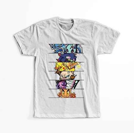 Koszulka Biała - Pokemon - WYBIERZ KOLOR KOSZULKI I FASON