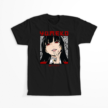 Koszulka Czarna - Kakegurui - WYBIERZ KOLOR KOSZULKI I FASON