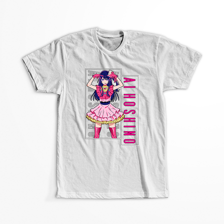 Koszulka Biała Oshi no Ko - WYBIERZ KOLOR KOSZULKI I FASON