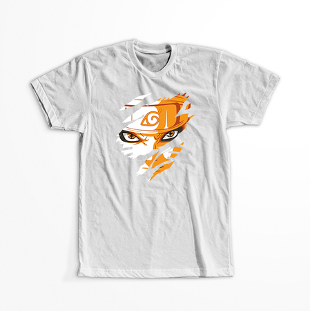 Koszulka Biała Naruto / Boruto - WYBIERZ KOLOR KOSZULKI I FASON