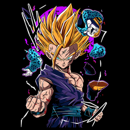 Koszulka Czarna Dragon Ball - WYBIERZ KOLOR KOSZULKI I FASON