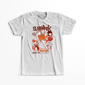 Koszulka Biała Slam Dunk - WYBIERZ KOLOR KOSZULKI I FASON