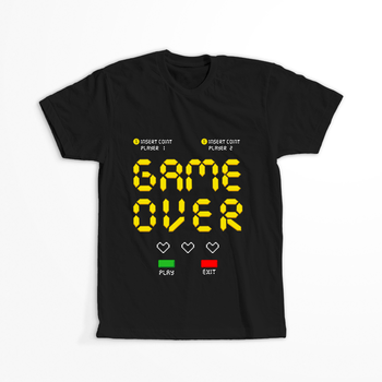 Koszulka Game over WYBIERZ KOLOR KOSZULKI I FASON
