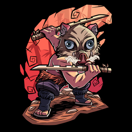 Torba z uszami z Demon Slayer / Kimetsu no Yaiba / Miecz zabójcy demonów