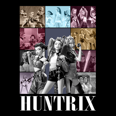 Koszulka Biała KPop Demon Hunters WYBIERZ KOLOR KOSZULKI I FASON