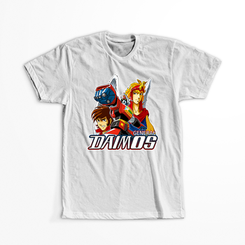 Koszulka Biała - Generał Daimos - WYBIERZ KOLOR KOSZULKI I FASON