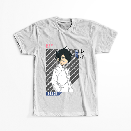 Koszulka Biała - The Promised Neverland - WYBIERZ KOLOR KOSZULKI I FASON