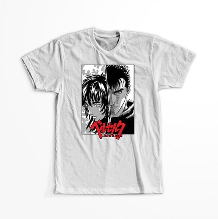 Koszulka Biała - Berserk - WYBIERZ KOLOR KOSZULKI I FASON