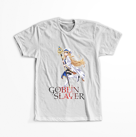 Koszulka Biała Goblin Slayer WYBIERZ KOLOR KOSZULKI I FASON