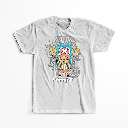 Koszulka Biała One Piece - WYBIERZ KOLOR KOSZULKI I FASON