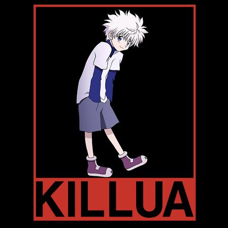 Koszulka Czarna Hunter x Hunter WYBIERZ KOLOR KOSZULKI I FASON