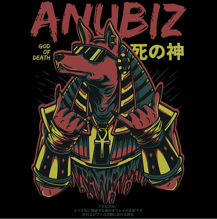 Torba z uszami z Anubis