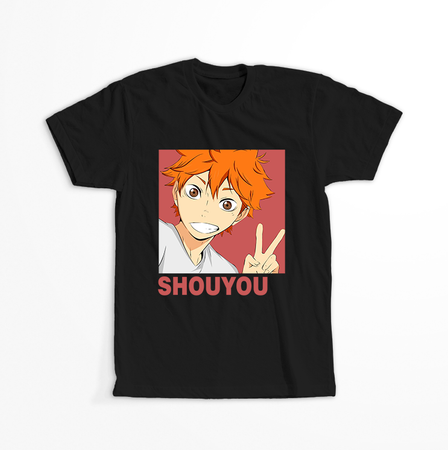 Koszulka Czarna - Haikyuu!!  - WYBIERZ KOLOR KOSZULKI I FASON