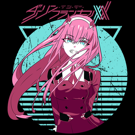 Koszulka Biała Darling in the franxx - WYBIERZ KOLOR KOSZULKI I FASON