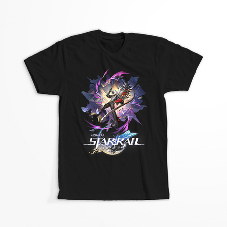 Koszulka Czarna - Honkai Star Rail  - Boothill  WYBIERZ KOLOR KOSZULKI I FASON