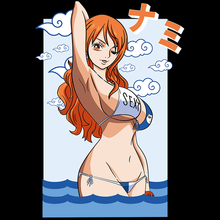 Koszulka Biała One Piece - WYBIERZ KOLOR KOSZULKI I FASON