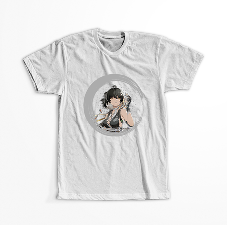 Koszulka Biała Wuthering Waves - WYBIERZ FASON I KOLOR KOSZULKI 